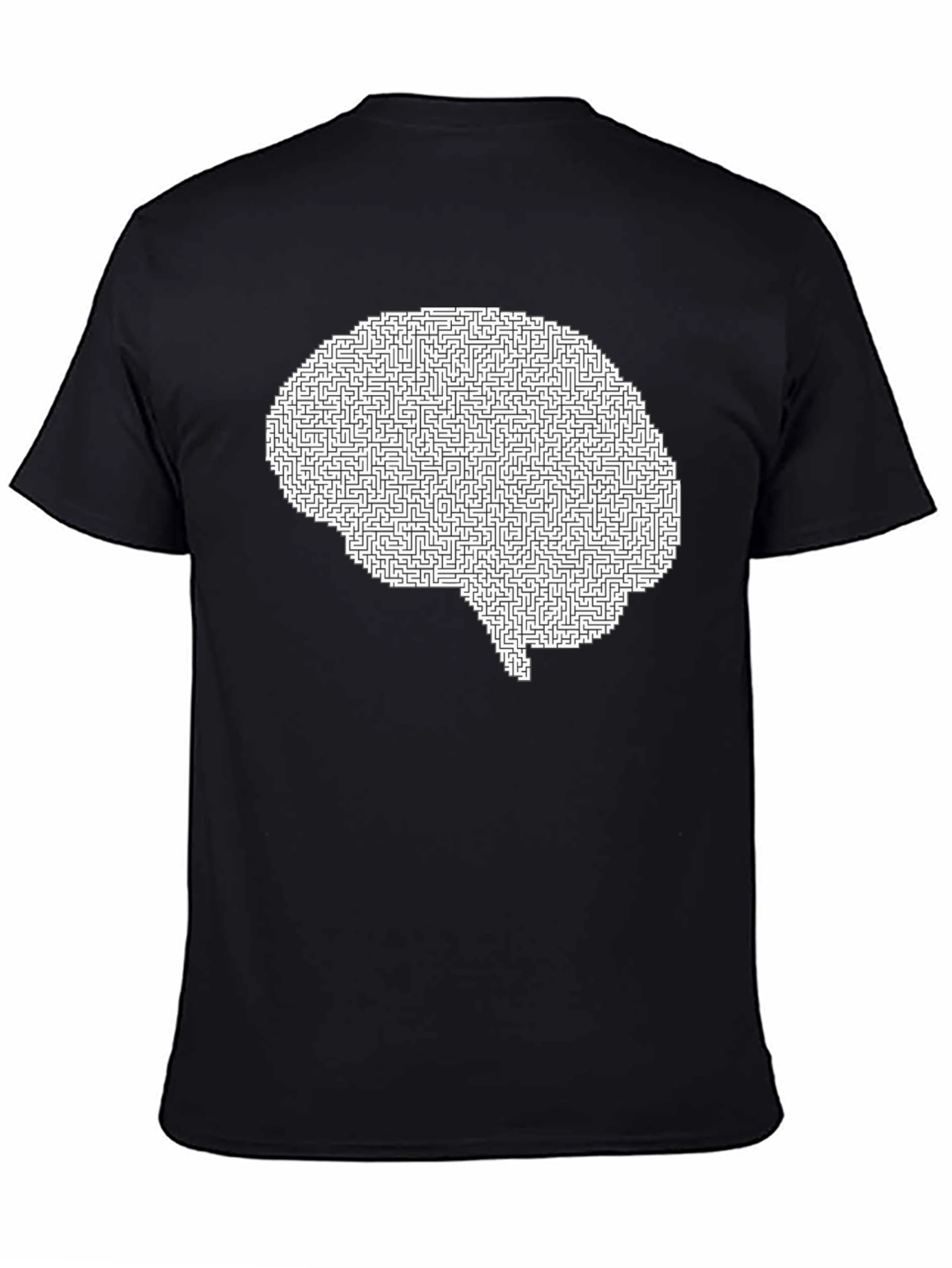 Brain Maze Graphic Tee - Mind Puzzler T-Shirt