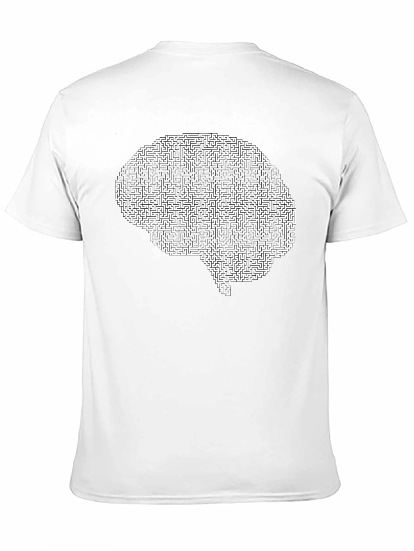 Brain Maze Graphic Tee - Mind Puzzler T-Shirt