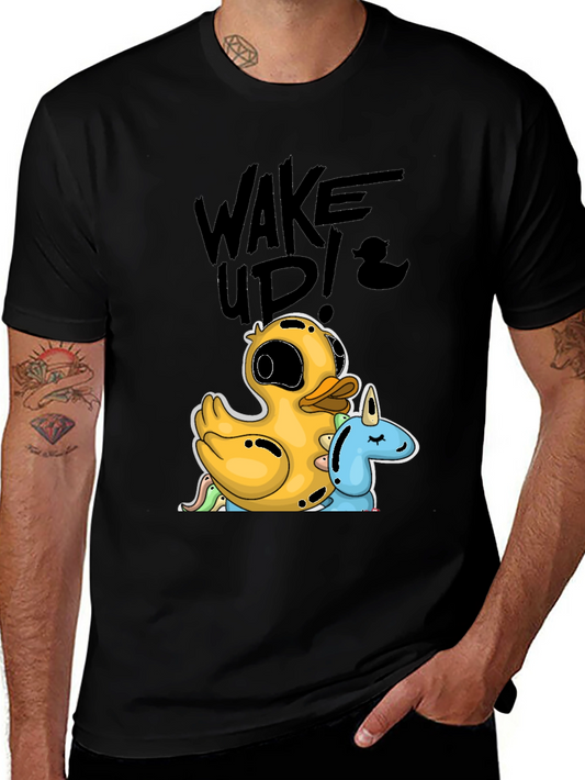 Duck & Unicorn Graphic Tee - Wake Up!