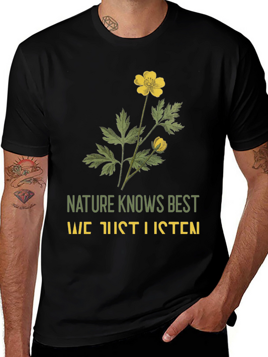 Nature Knows Best Graphic T-Shirt