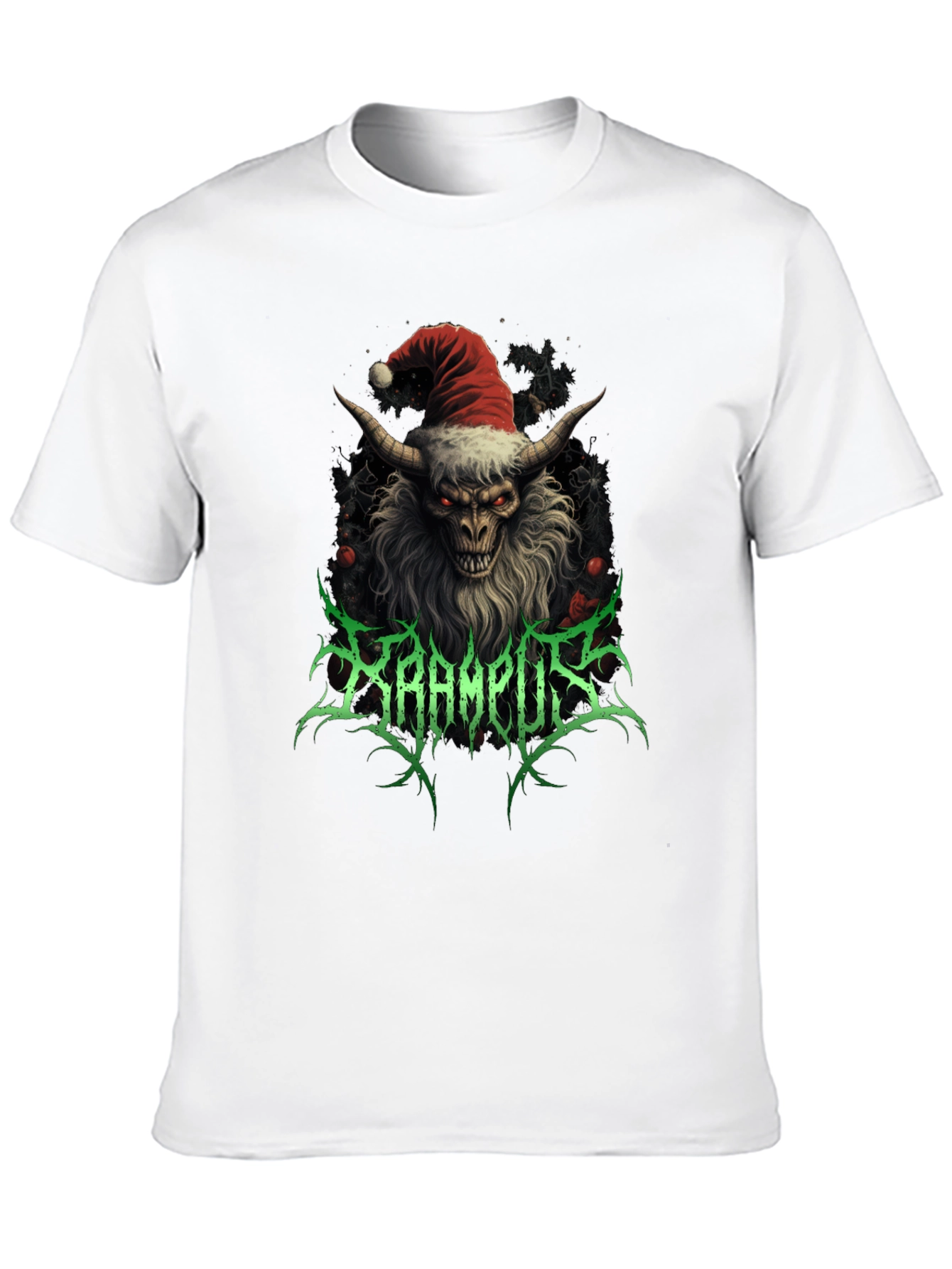 Krampus Santa Graphic T-Shirt
