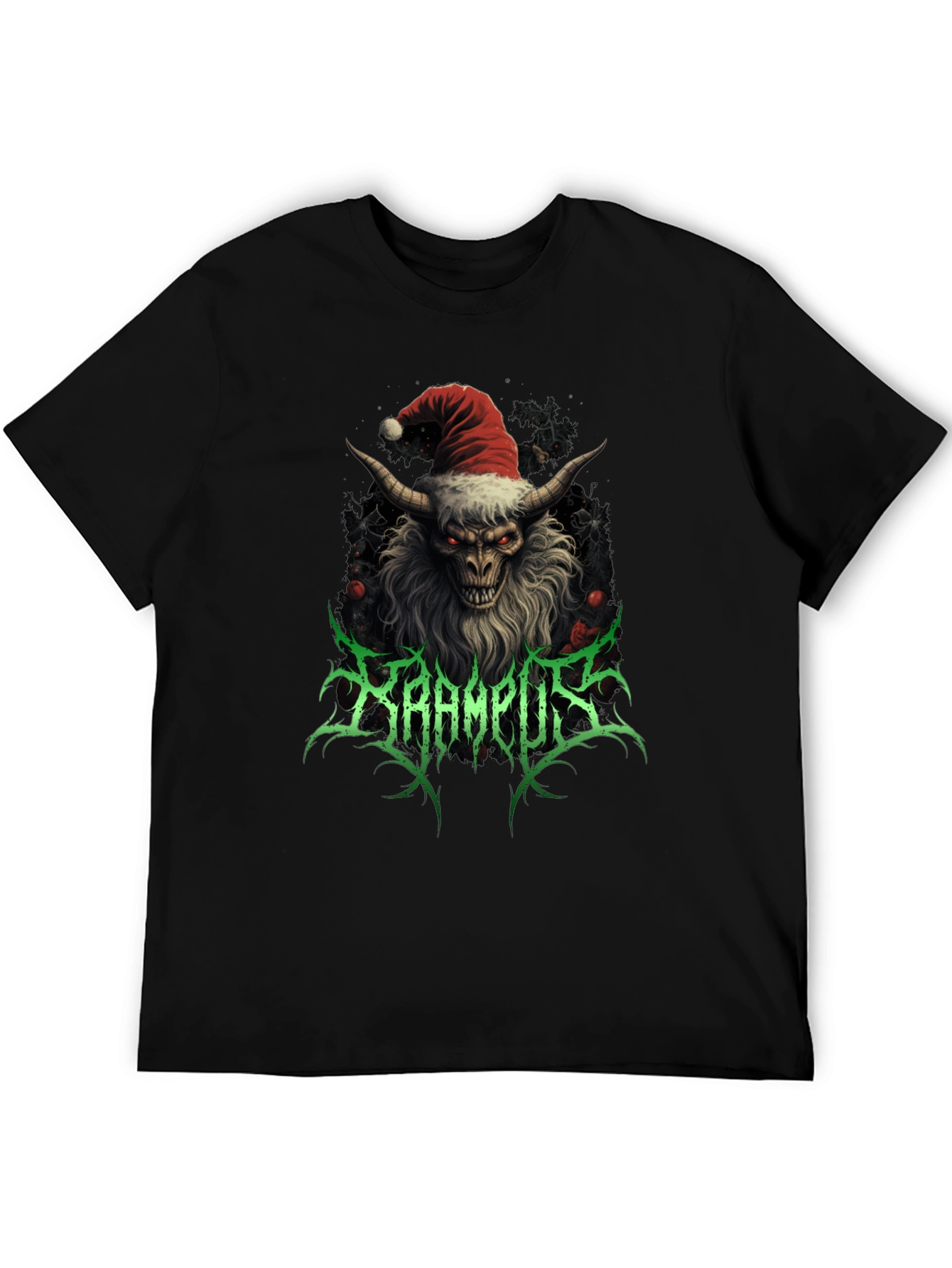 Krampus Santa Graphic T-Shirt
