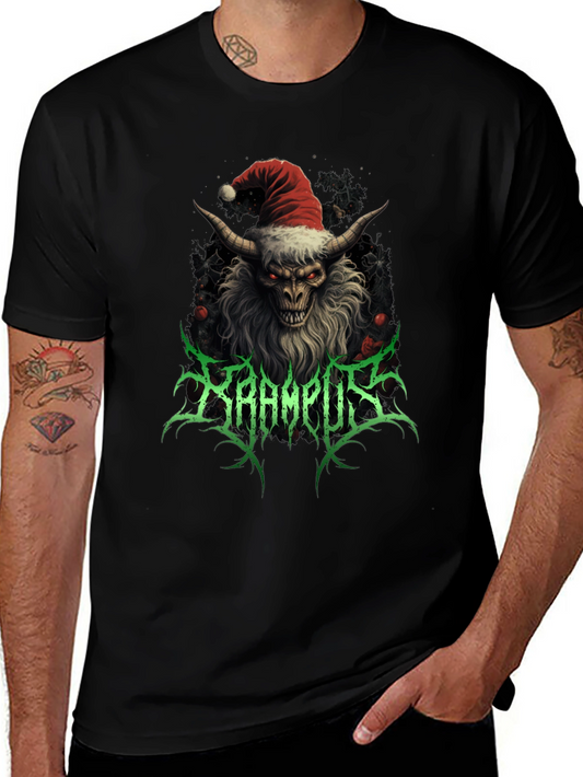 Krampus Santa Graphic T-Shirt