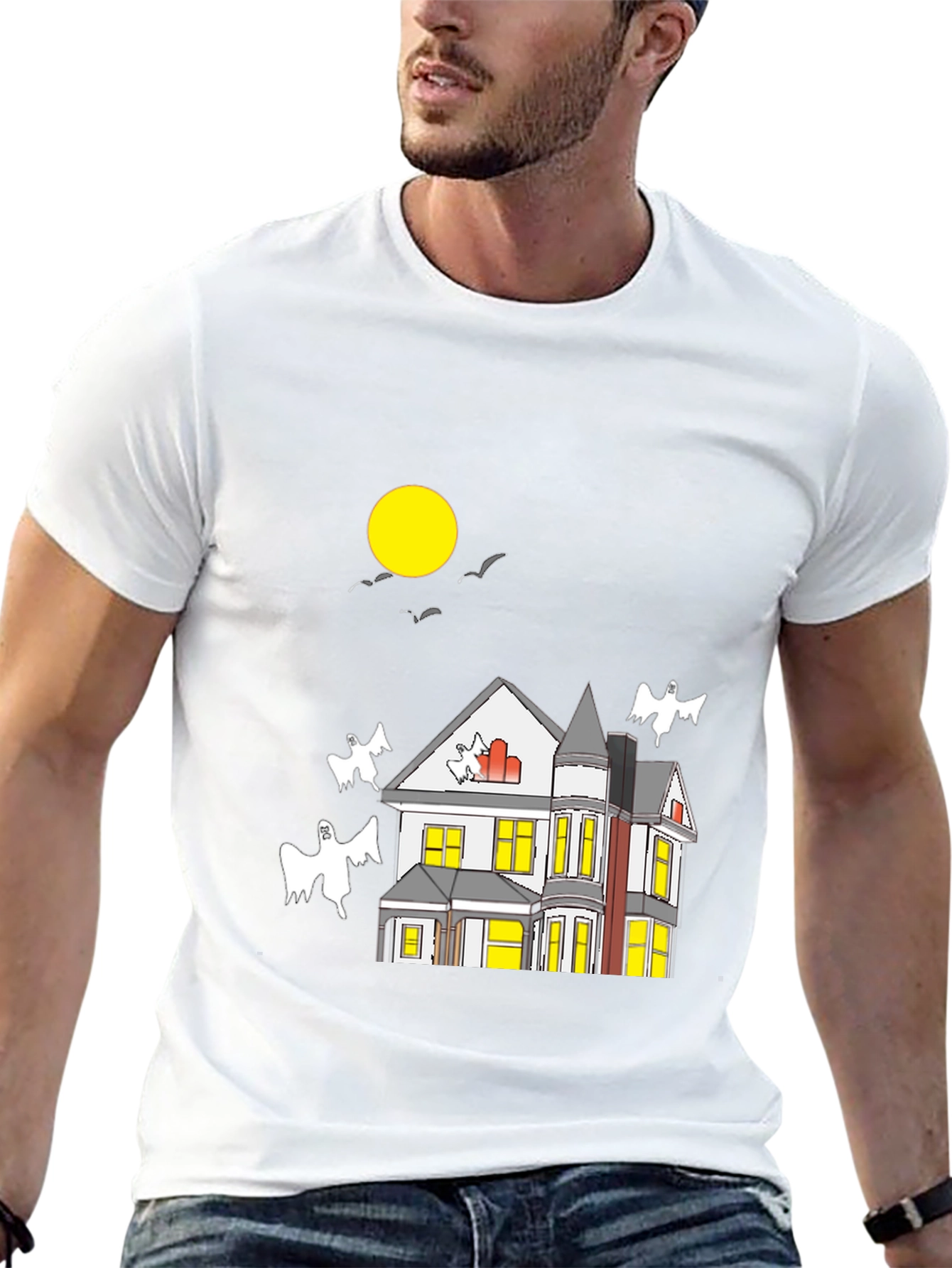 Spooky Haunted House T-Shirt