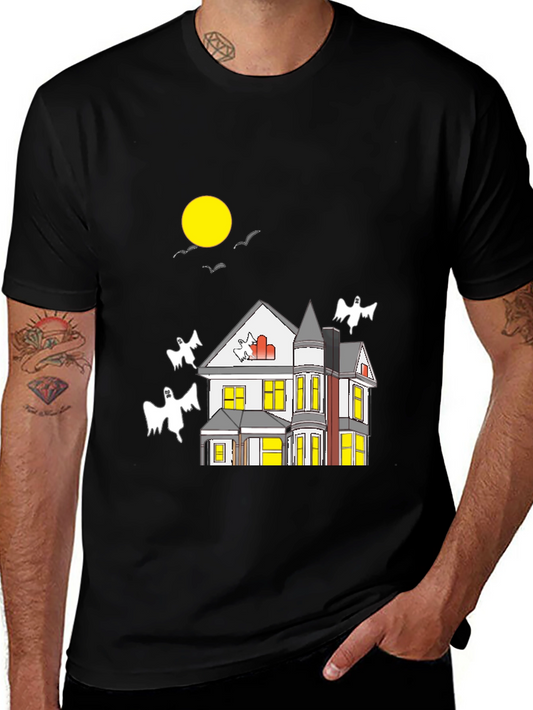 Spooky Haunted House T-Shirt