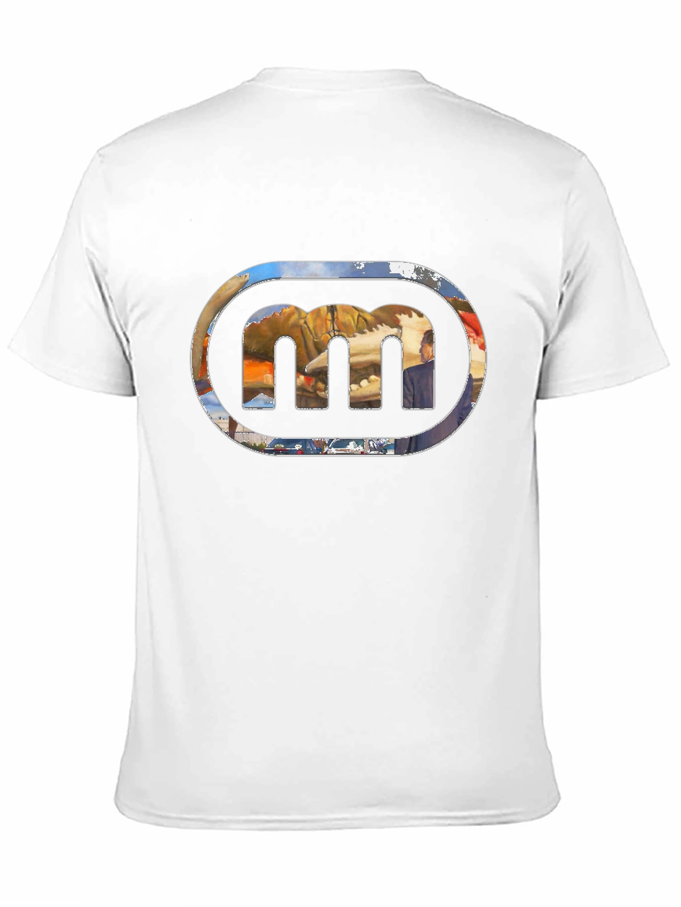 Abstract Design Black T-Shirt