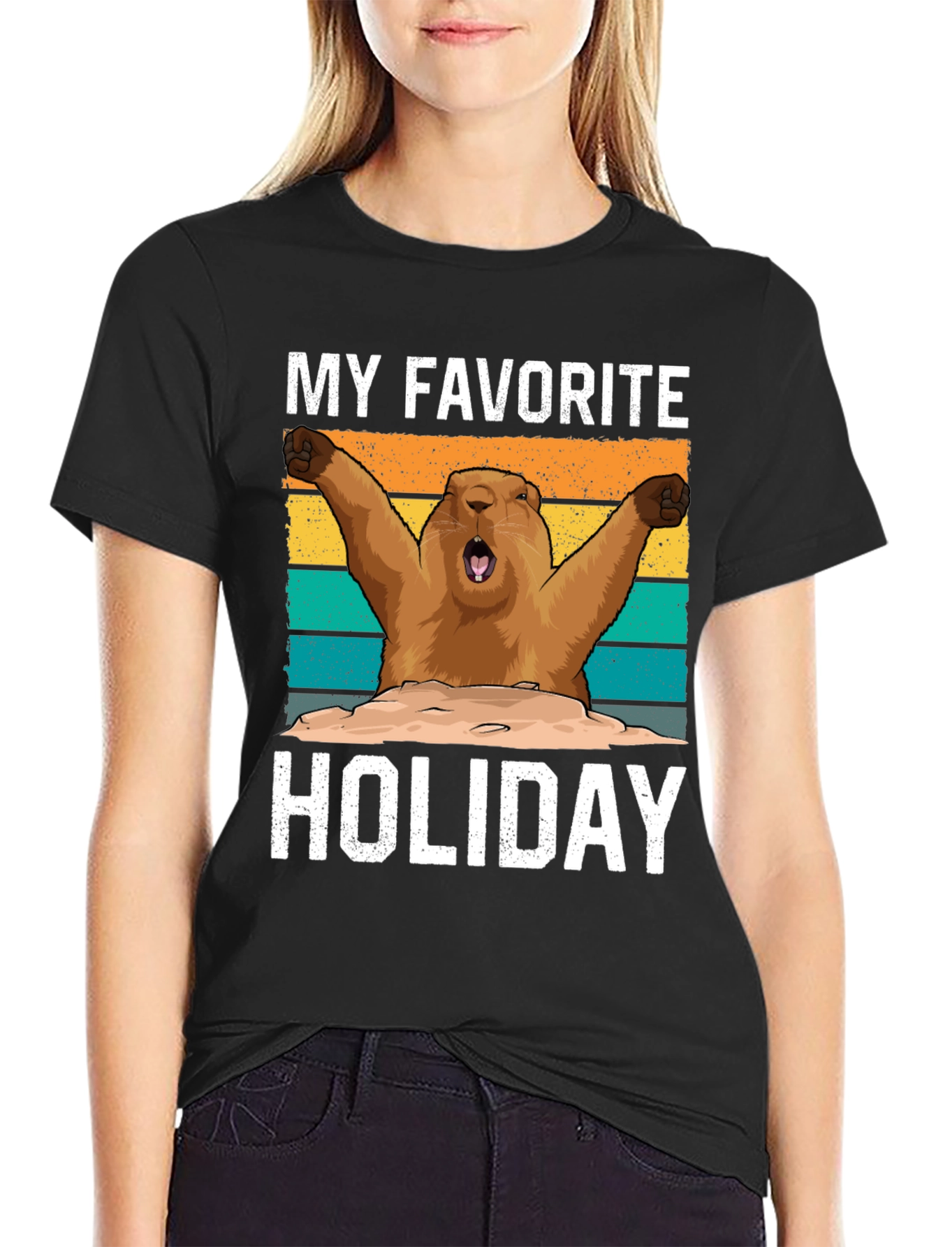 My Favorite Holiday Groundhog Day T-Shirt