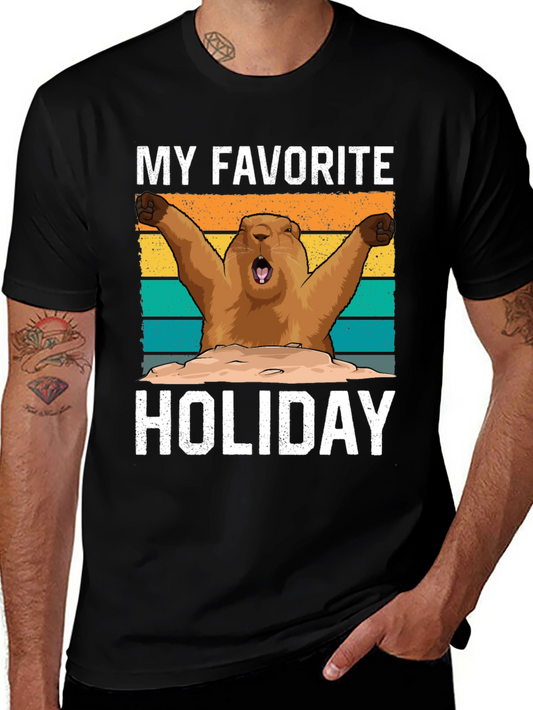 My Favorite Holiday Groundhog Day T-Shirt
