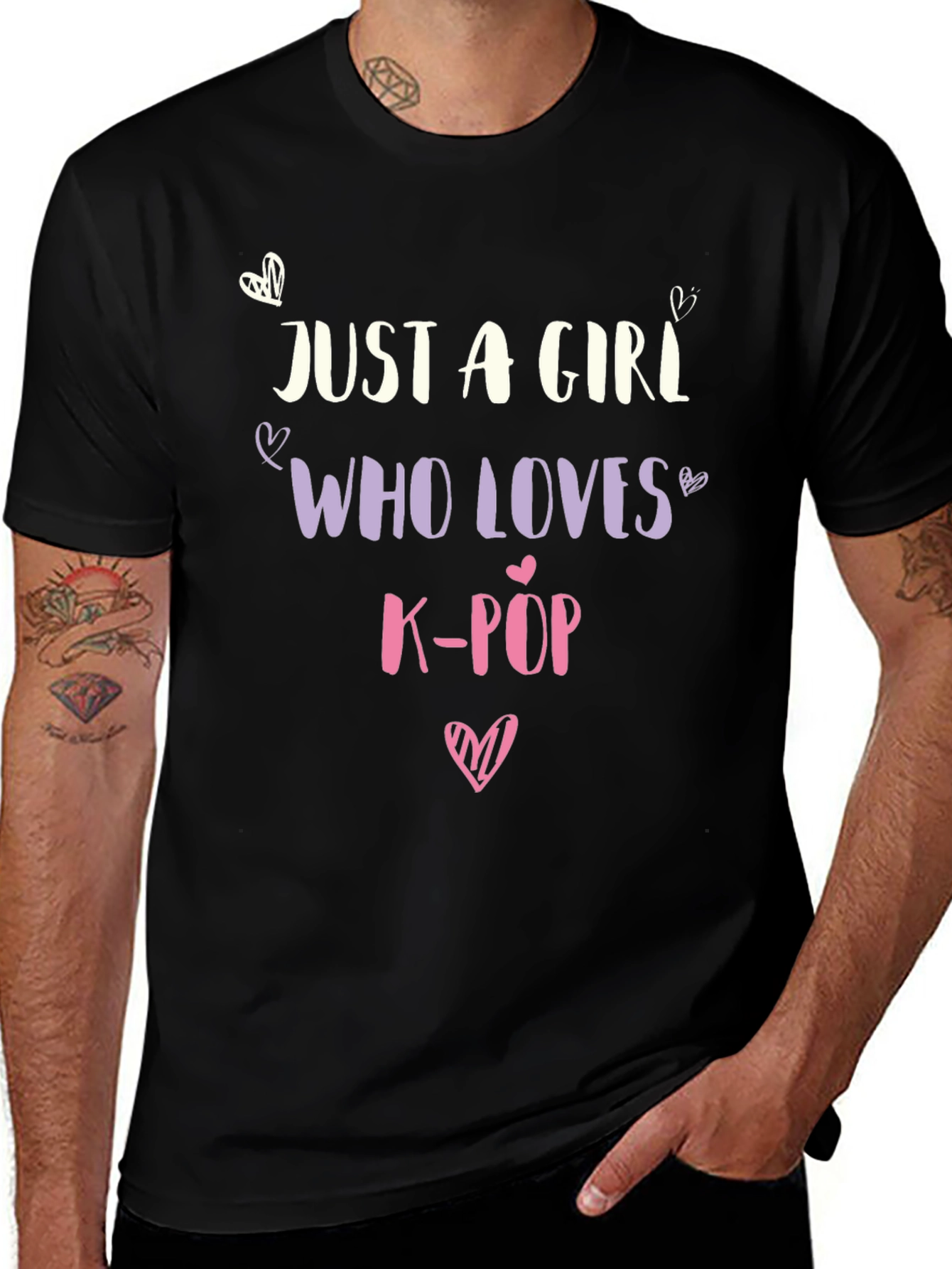Just a Girl Who Loves K-Pop T-Shirt