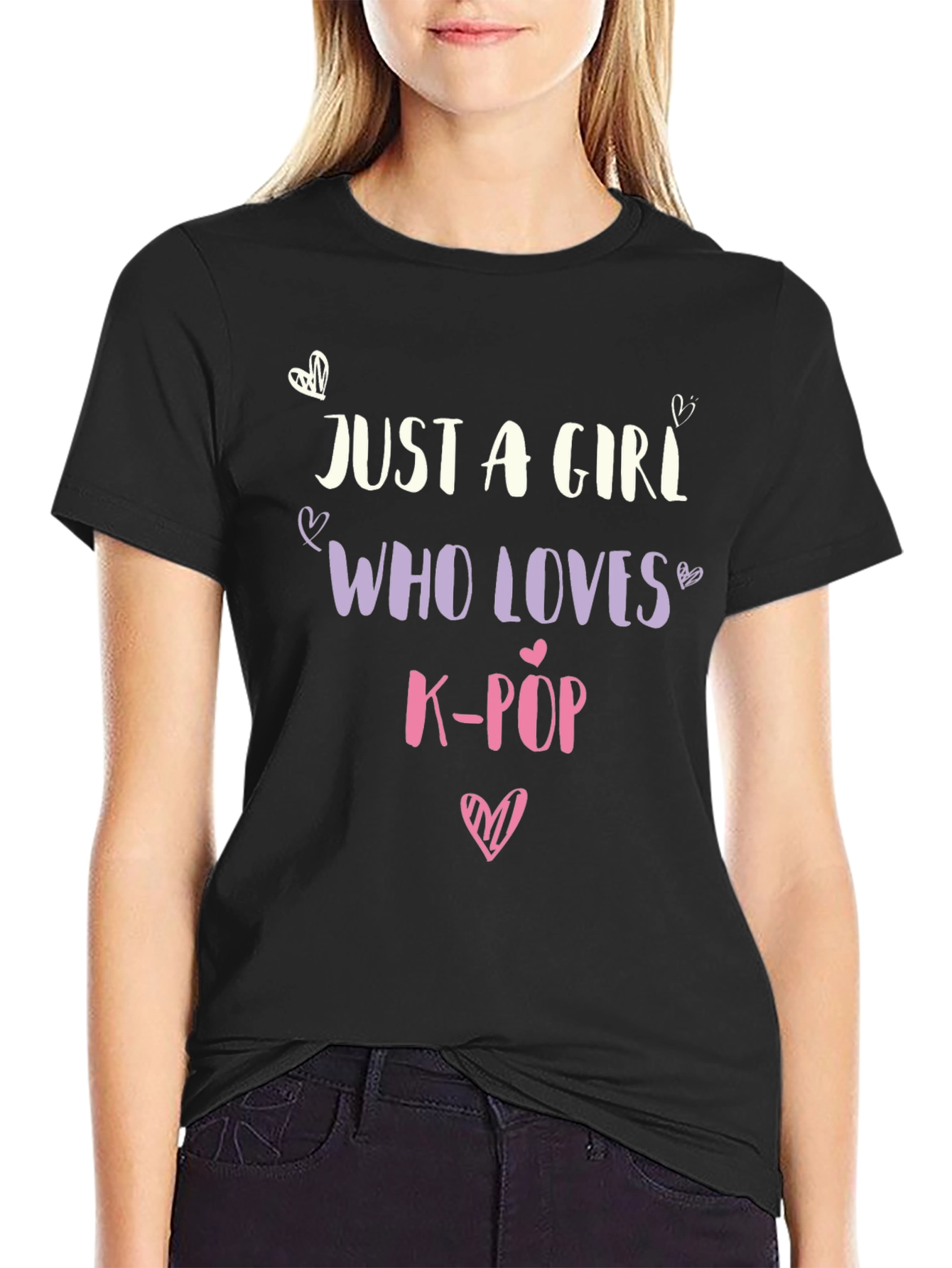 Just a Girl Who Loves K-Pop T-Shirt