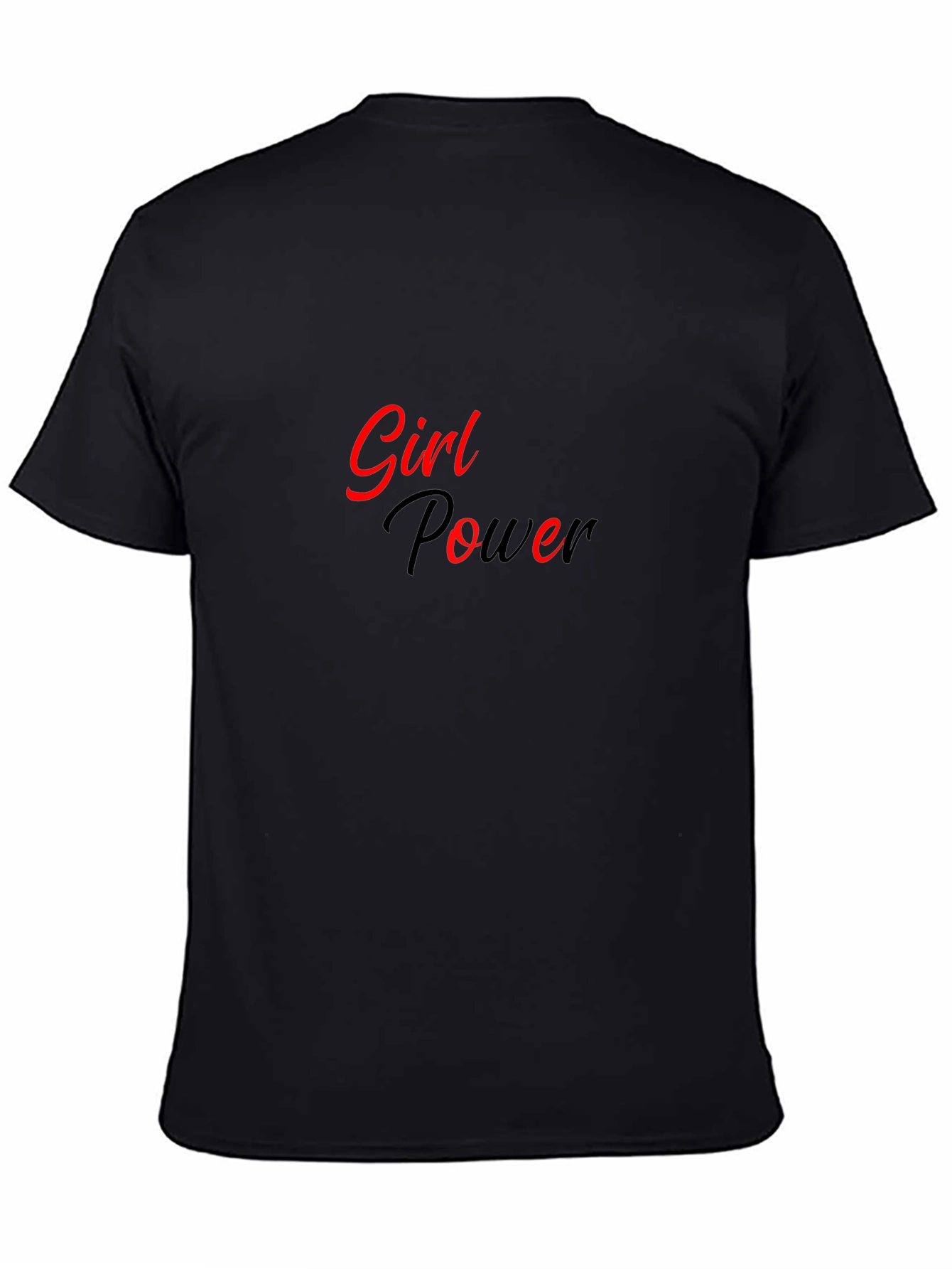 Girl Power Graphic Tee - Black Unisex T-Shirt