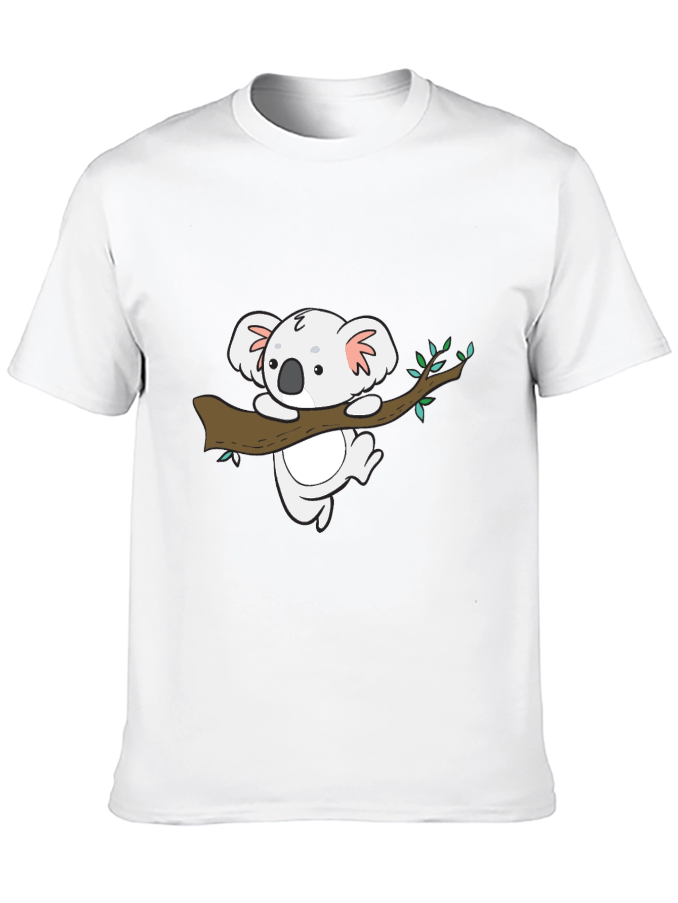 Koala Graphic Tee - Soft Cotton Blend Casual Shirt