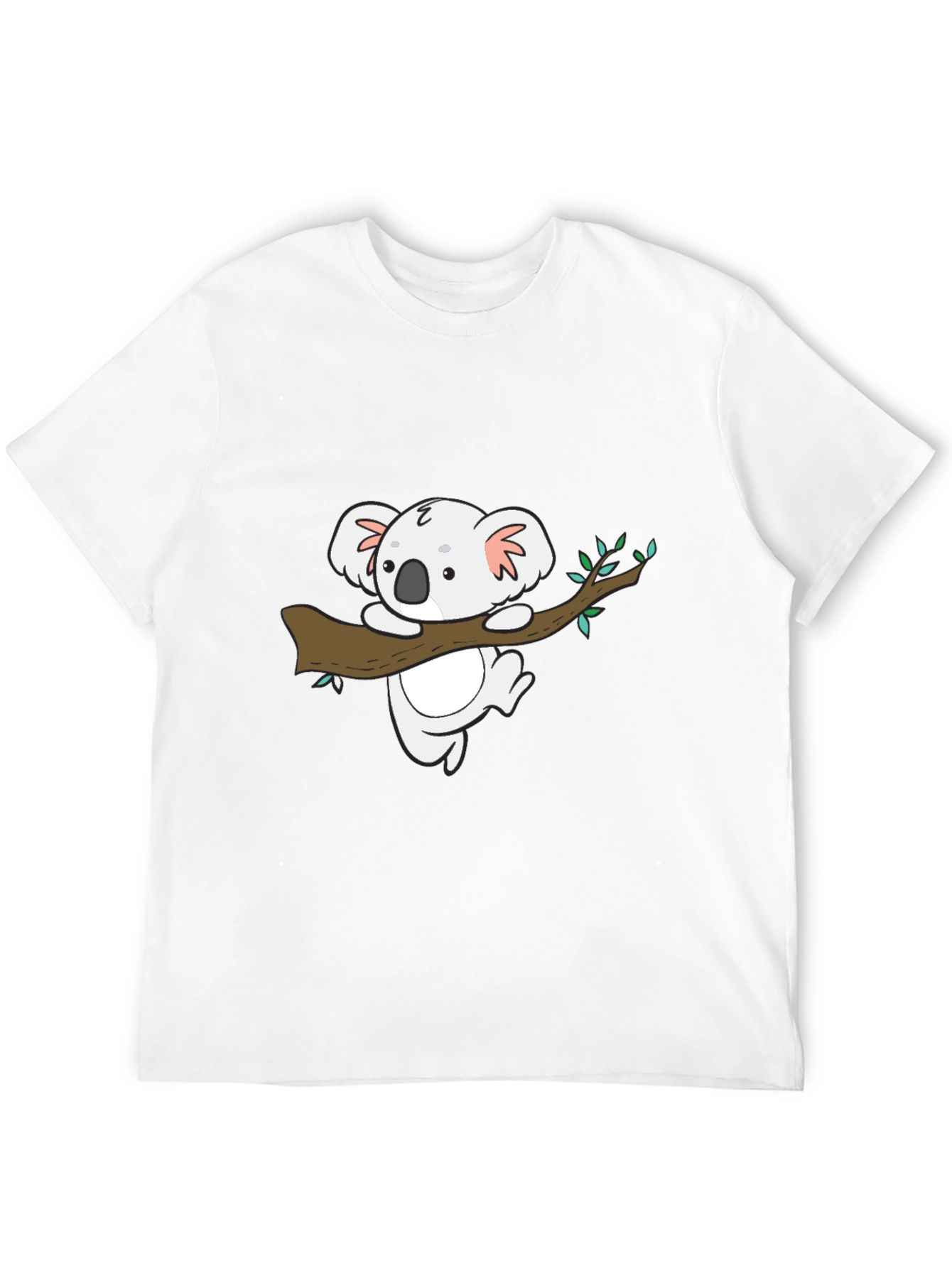 Koala Graphic Tee - Soft Cotton Blend Casual Shirt