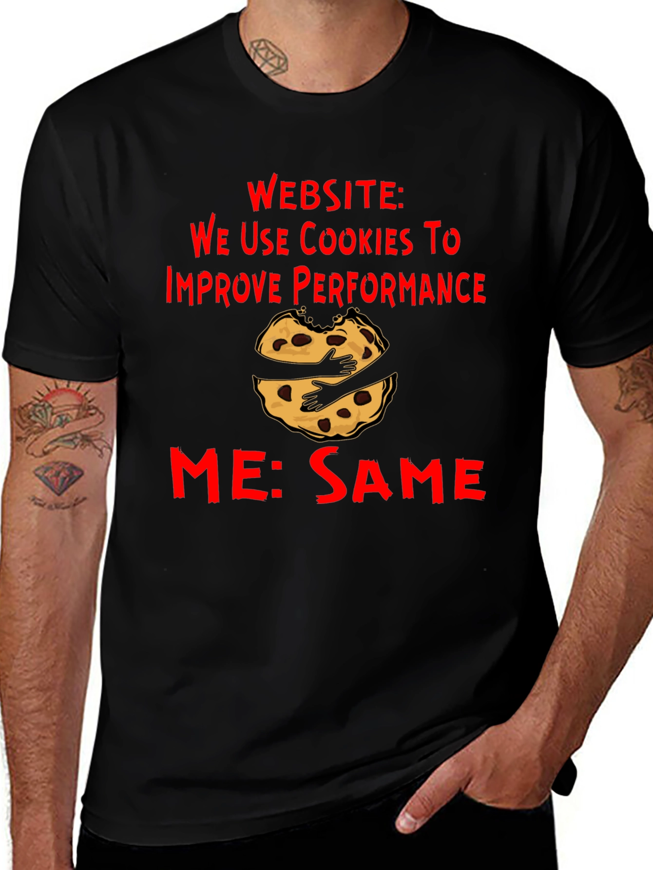 Cookie Lover T-Shirt - Funny Graphic Tee