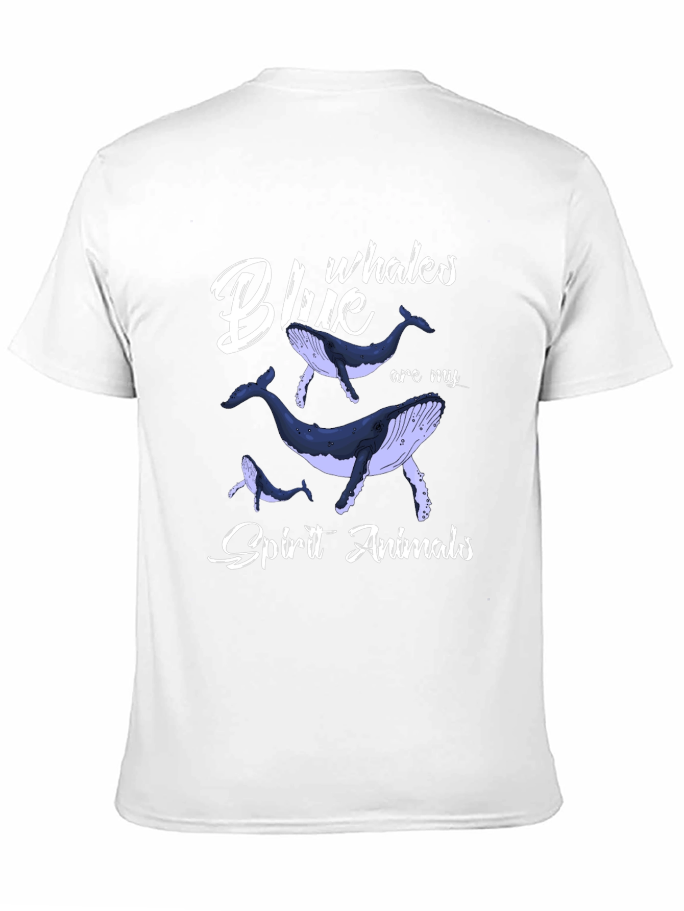 Blue Whales Spirit Animals Graphic T-Shirt