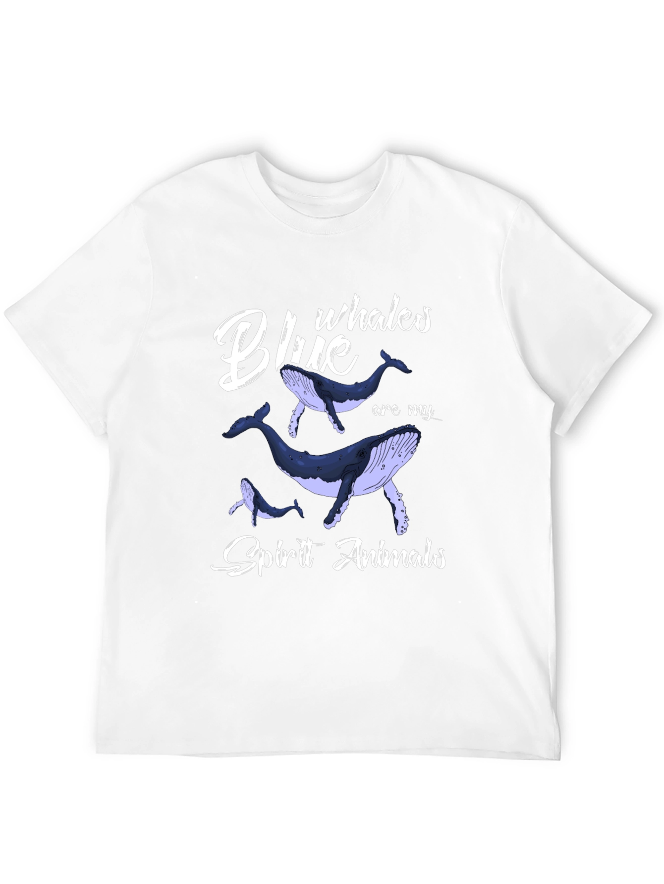 Blue Whales Spirit Animals Graphic T-Shirt