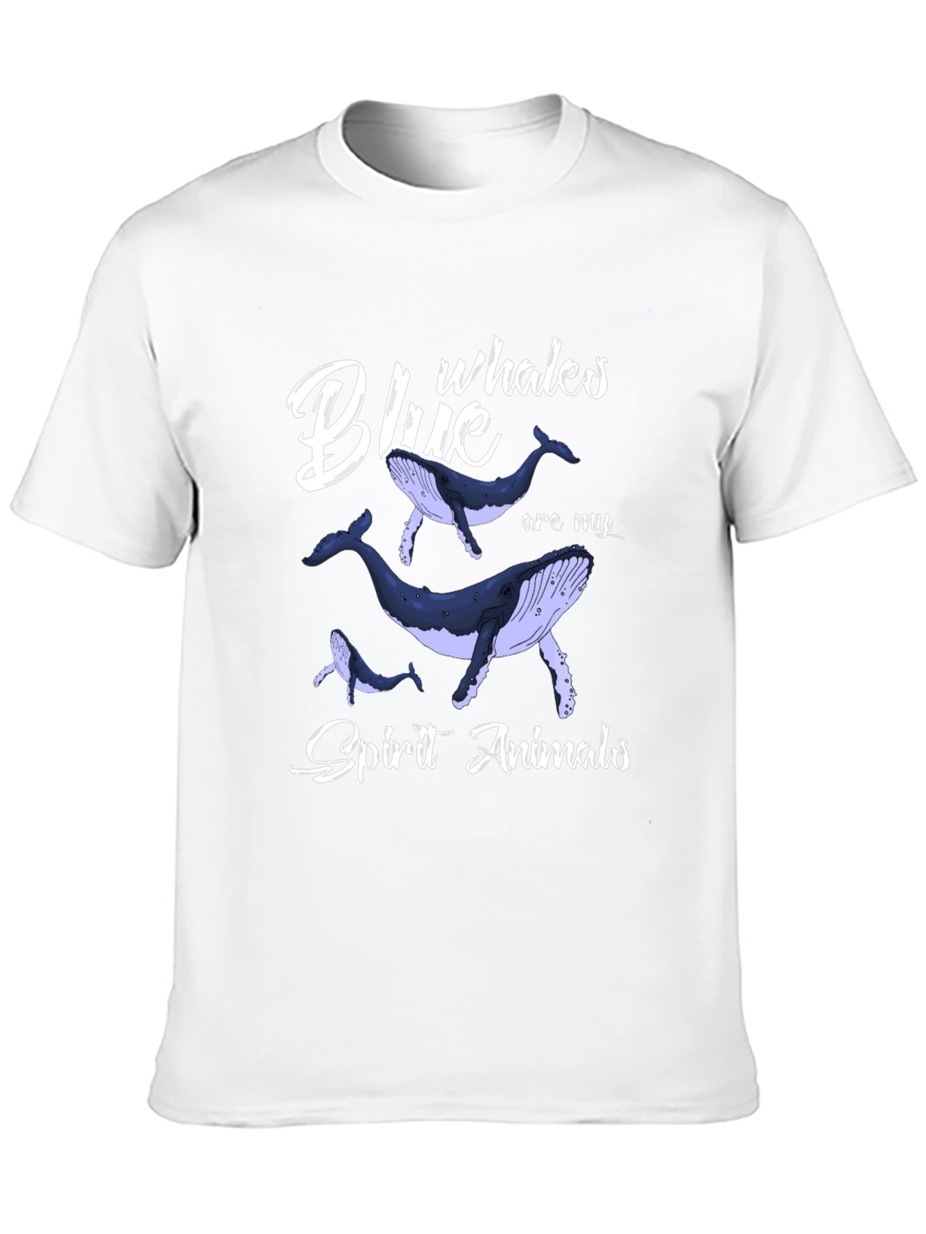 Blue Whales Spirit Animals Graphic T-Shirt