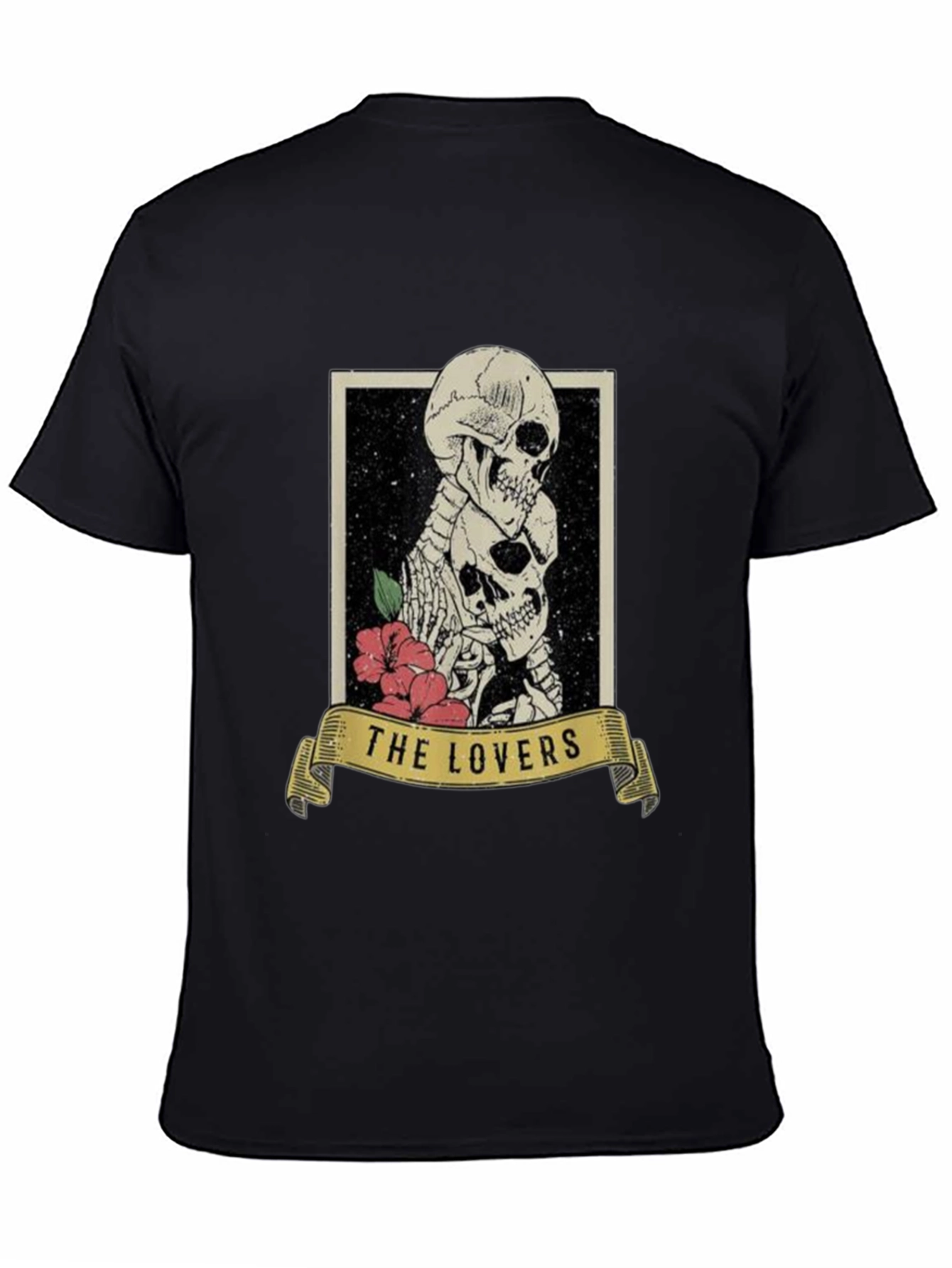 The Lovers Skeleton Graphic T-Shirt - Unique Design
