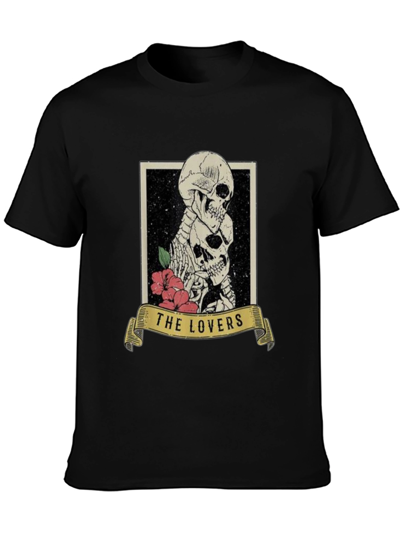 The Lovers Skeleton Graphic T-Shirt - Unique Design
