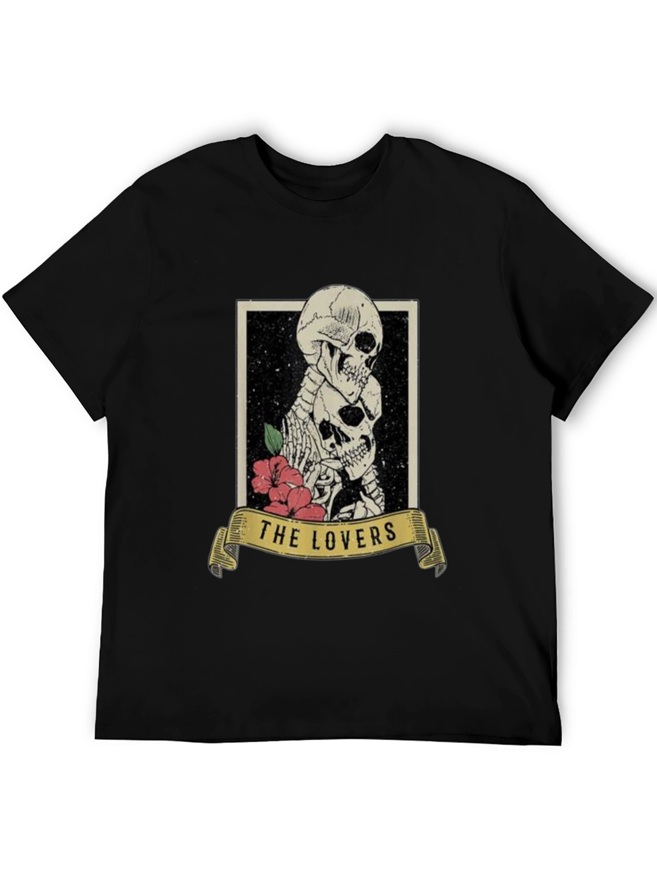 The Lovers Skeleton Graphic T-Shirt - Unique Design