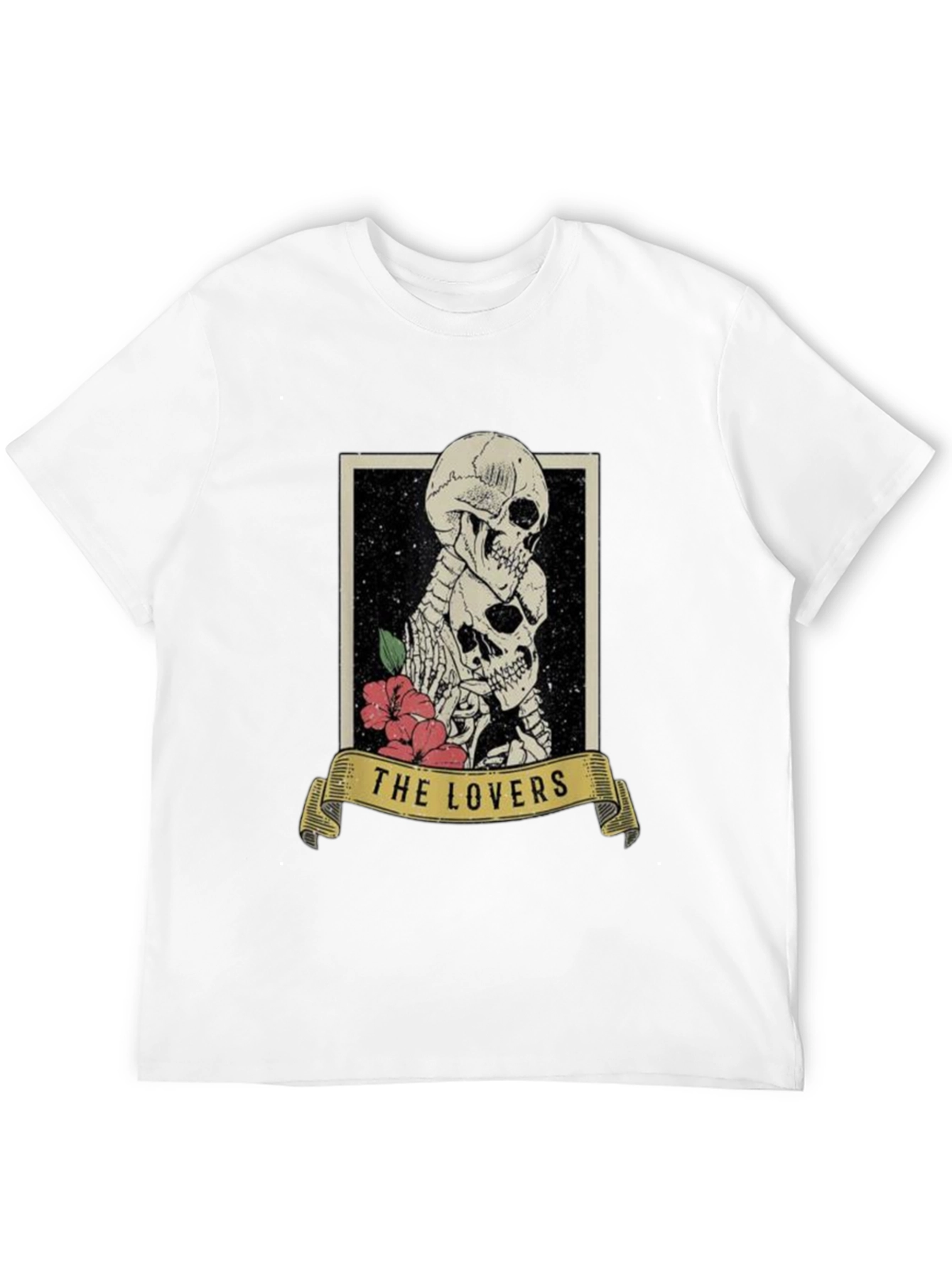 The Lovers Skeleton Graphic T-Shirt - Unique Design