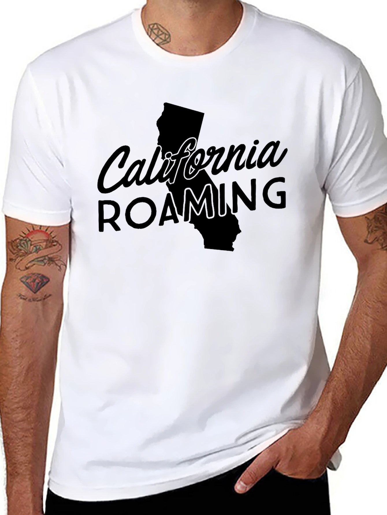 California Roaming Graphic Tee - Black