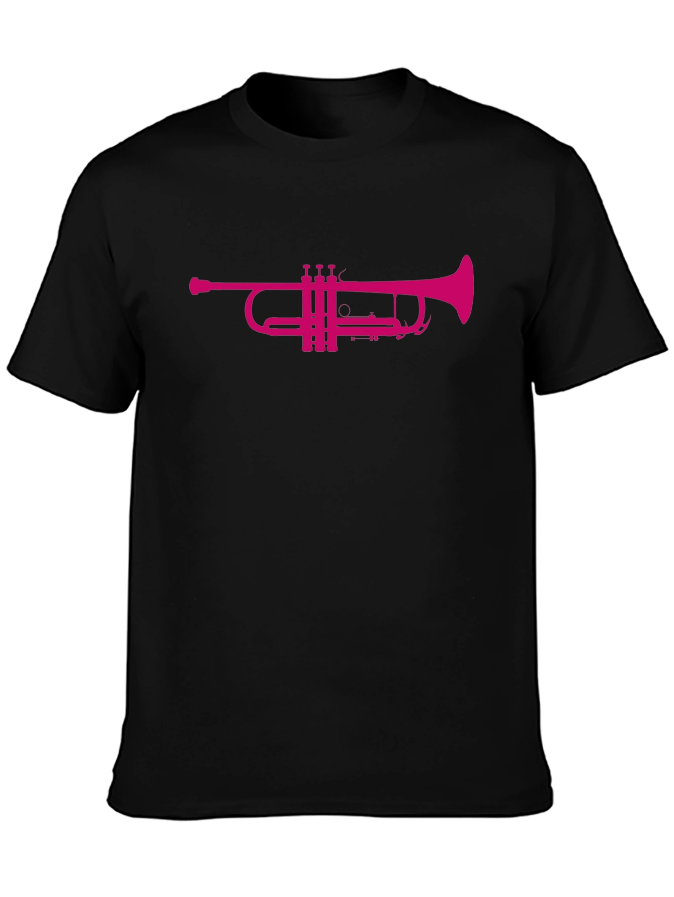 Black Trumpet Graphic Tee - Stylish Music Lover Apparel