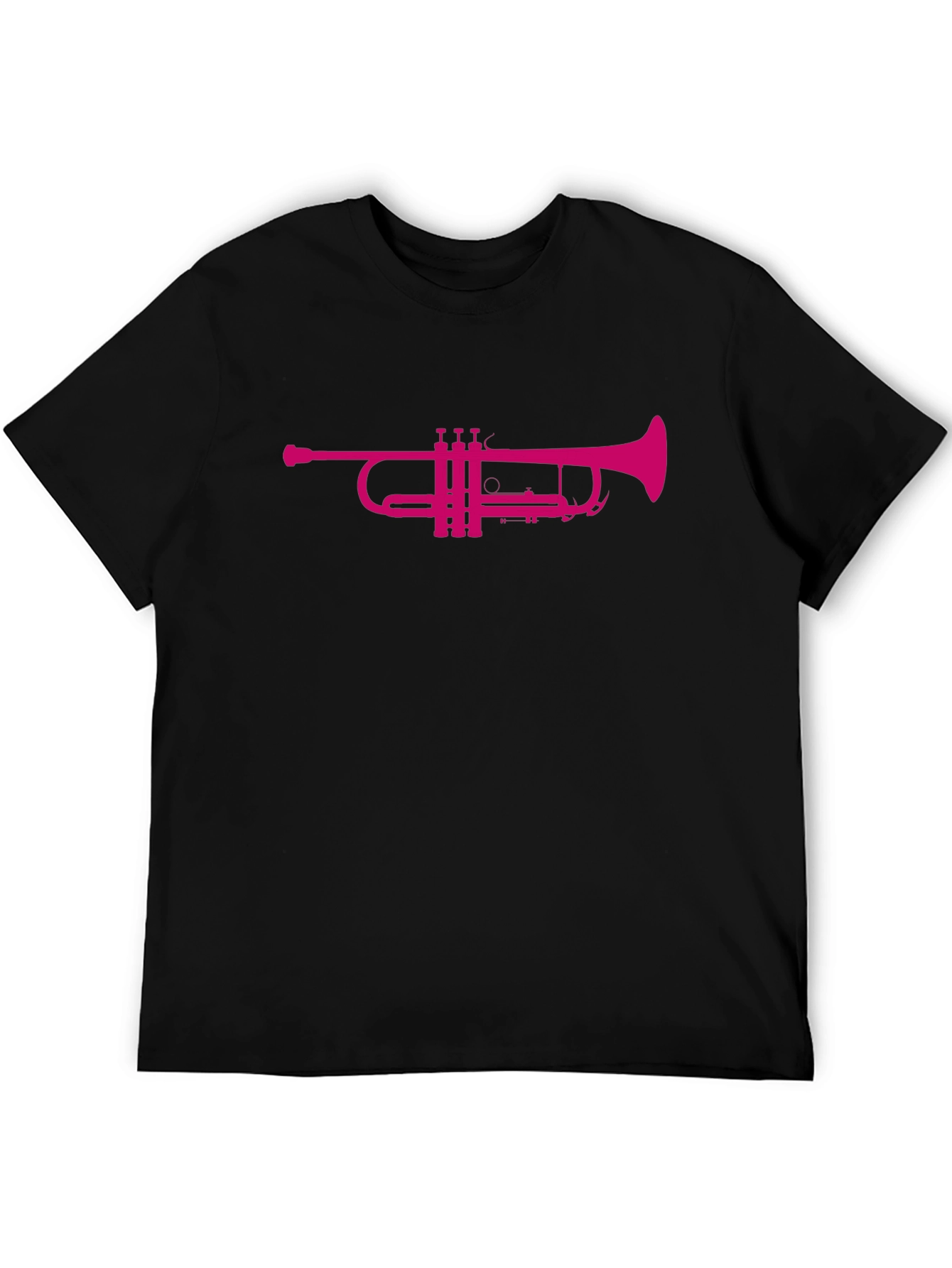 Black Trumpet Graphic Tee - Stylish Music Lover Apparel
